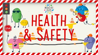 Health and Safety Song  Pop Songs for Kids  Music  Musical Dots  Nursery Rhyme Alternative [upl. by Notlrak624]