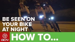 How To Use Bike Lights  GCNs Guide To Lighting [upl. by Nellac848]