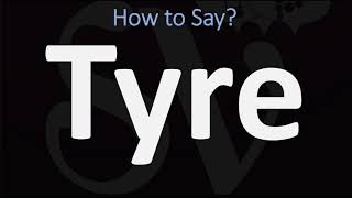 How to Pronounce Tyre BIBLE Lebanon [upl. by Jansson868]