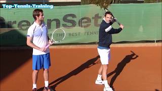 One Handed Backhand Lesson With Tommy Robredo [upl. by Florette456]