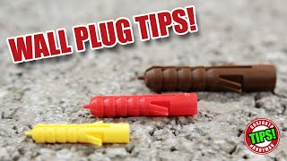 Some Simple DIY Tips for Wall Plugs  Anchors [upl. by Janaya247]