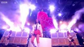 Charli XCX  Fancy Live Glastonbury 2015 [upl. by Ecinaj]