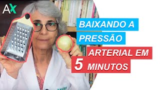 Como baixar a pressão arterial naturalmente em 5 minutos [upl. by Accalia762]