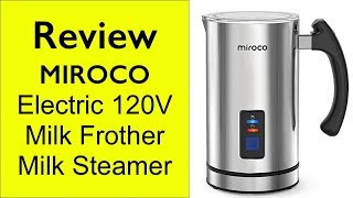 Review Miroco Milk Frother  How to make froth milk at home [upl. by Ariak]