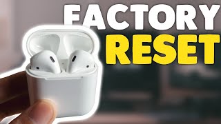 Resetting AirPods to Factory Settings StepbyStep Guide [upl. by Alhsa]