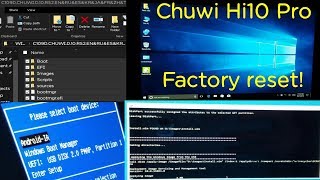 Resetting my Chuwi Hi10 Pro tablet [upl. by Goat81]