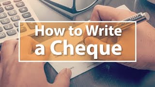 How to Write a Cheque [upl. by Obeded]