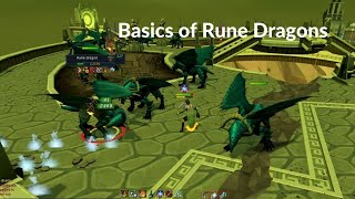 Runescape 3  Basics for Killing Rune Dragons [upl. by Dlopoel206]