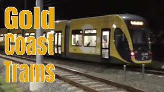 Gold Coast Trams  G Link Light Rail at Helensvale Australia Queensland Railway Australia [upl. by Zweig]