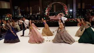 BEST INDIAN BOLLYWOOD WEDDING RECEPTION DANCE 2018 [upl. by Ketchum769]