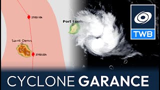 Cyclone Garance dangerous threat to Mauritius and Réunion [upl. by Aicelet]