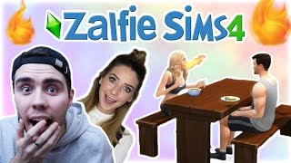 Fiery Date At The Flea Market  Zalfie Sims Edition 11 [upl. by Santos]