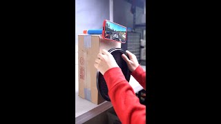 DIY Cardboard Smartphone Steering Wheel Rig [upl. by Abdel]