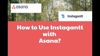 Using Instagantt With Asana to Create Milestones and Project Schedule [upl. by Shornick861]