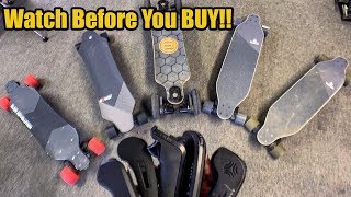 5 things you should know before buying an Electric Skateboard or Longboard [upl. by Anneres]