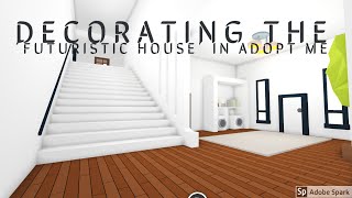 BUILDING MY FUTURISTIC HOUSE  Roblox  Adopt Me  PART  1 [upl. by Bullen]