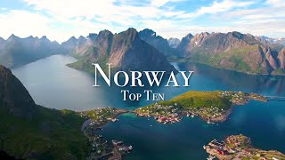 Top 10 Places To Visit In Norway [upl. by Artkele]