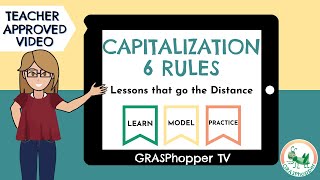 Capitalization Rules for Kids  6 Capital Letter Rules in English Teaching Video [upl. by Iarahs]