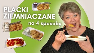 Przepis na PLACKI ZIEMNIACZANE i 4 proste pomysły na ich podanie [upl. by Ner]