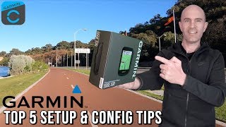 Garmin EDGE Cycling GPS Top 5 Setup amp Configuration Tips [upl. by Irisa820]