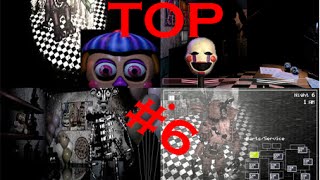 TOP 6  Ilusiones y Secretos  Five Nights At Freddys 2 [upl. by Telocin]