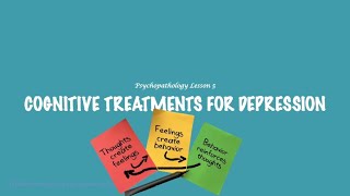 ALevel Psychology AQA Cognitive Treatments for Depression [upl. by Sylram725]