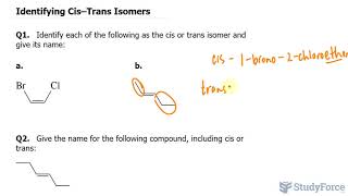 Identifying Cis–Trans Isomers [upl. by Teria70]