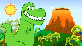 Cantece pentru copii mici  Cantecul Dinosaurului  Nursery rhymes for childrens  Dinosaur song [upl. by Kilmarx453]