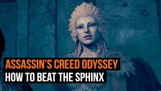 How to beat the Sphinx in Assassins Creed Odyssey [upl. by Becca]