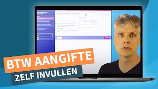 Btw aangifte invullen  Omzetbelasting invullen [upl. by Tija]