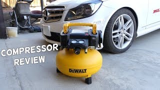 DEWALT 6 GALLON AIR COMRPESSOR PANCAKE [upl. by Anetsirk]