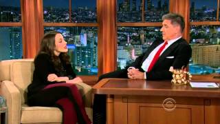 Kat Dennings Interview with Craig Ferguson [upl. by Eyt]