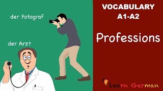 Learn German  German Vocabulary  Professions  Berufe [upl. by Idalia824]