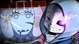 SANS does the GENOCIDE ROUTE for REVENGE  Undertale DUSTTALE 1 [upl. by Burtie]