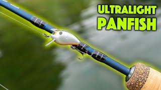 Ultralight Fishing For PANFISH With Burly Fishing [upl. by Esdnyl]