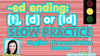 ed ending t d or Id  Slow Practice [upl. by Sayce]