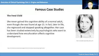 Overview of Clinical Psychology Part 1 Origins and Relevance [upl. by Lyrad]