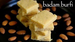 badam burfi recipe  almond burfi recipe  badam katli recipe [upl. by Ycal]