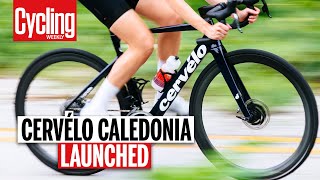 New Cervélo Caledonia Wide Tyre Performance Road Bike Launched  Cycling Weekly [upl. by Lucita]