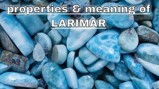 Larimar Meaning Benefits and Spiritual Properties [upl. by Eustashe]