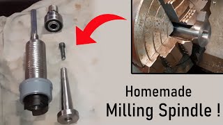 Homemade Milling SPINDLE homemade milling machine [upl. by Nnad]