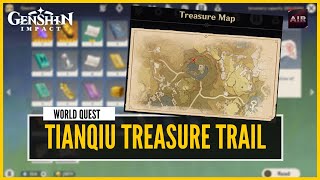 Genshin Impact  Tianqiu Treasure Trail World Quest [upl. by Eednus130]