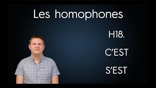 Cest OU sest  Homophones grammaticaux  Cours de français [upl. by Robinetta]