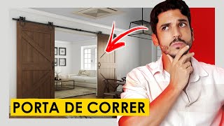 PORTA DE CORRER  COMO USAR NA SUA CASA [upl. by Tyree]