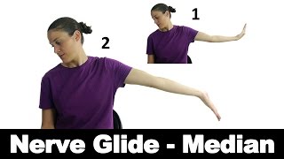 Nerve Glide  Median  Ask Doctor Jo [upl. by Notwen]