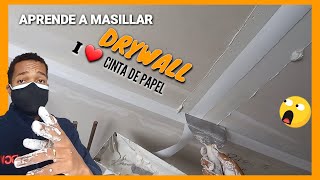 ◇ Mi técnica secreta para masillar placa de yeso drywall ☆ [upl. by Roma]