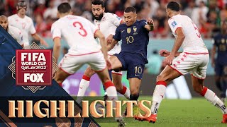 Tunisia vs France Highlights  2022 FIFA World Cup [upl. by Morvin]