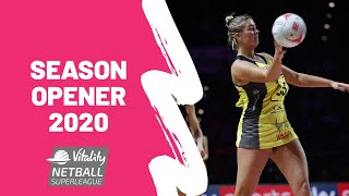 Vitality Netball Superleague Season Opener 2020 [upl. by Llieno987]