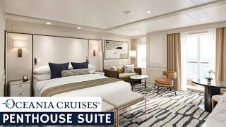 Oceania Sirena  Penthouse Full Walkthrough Suite Tour amp Review  4K [upl. by Cayla]