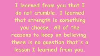 Miley Cyrus And Billy  I Learned From You  Lyrics [upl. by Okihcas277]